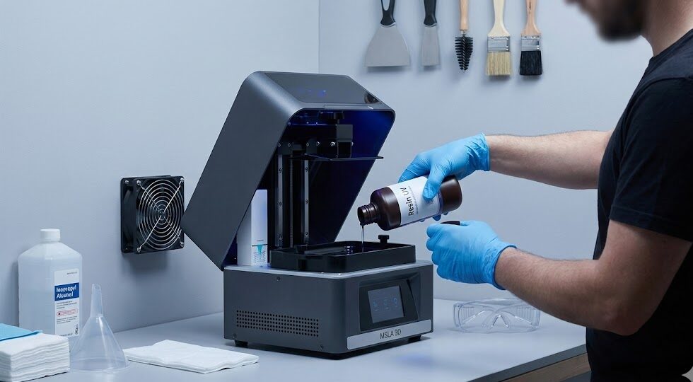 نکات ایمنی کار با رزین‌ های حساس به نور UV - وی پلاس